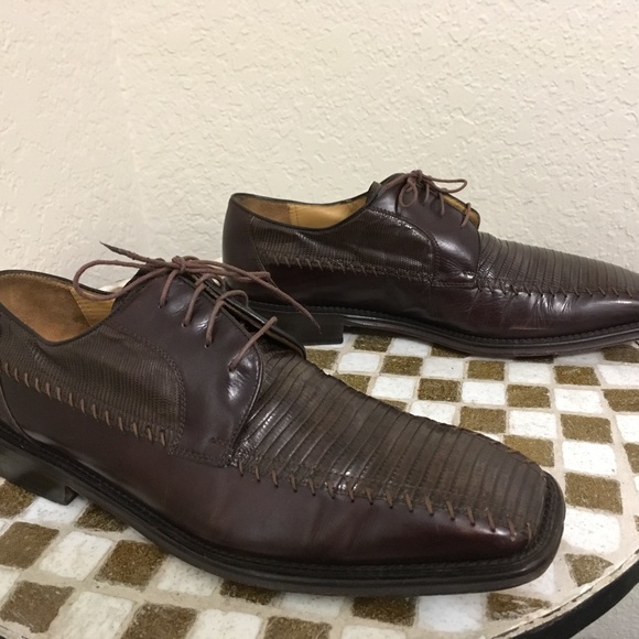BROWN LIZARD MEZLAN OXFORD SHOES 8 M main image 5